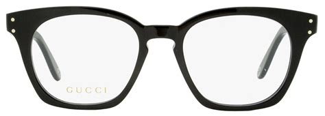 Gucci Square Eyeglasses GG0572O 006 Black 50mm 0572